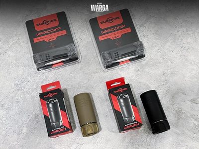 Комплект Surefire Warcomp + Surefire Warden Черный (Black), Тан (FDE)