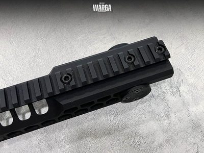 Комплект Планка Picatinny и Цевье Гексагон Черный (Black)