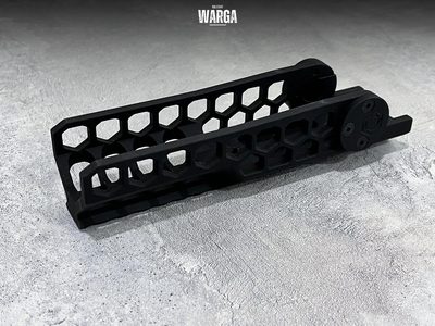 Комплект Планка Picatinny и Цевье Гексагон Черный (Black)