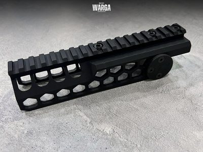 Комплект Планка Picatinny и Цевье Гексагон Черный (Black)