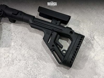 Комплект складывающегося приклада для СВД Fab Defense Черный (Black)