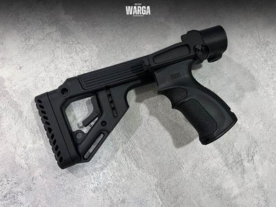 Комплект складывающегося приклада для СВД Fab Defense Черный (Black)