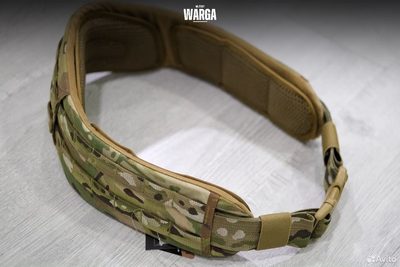 Тактический пояс Warrior Frag Belt под баллистику Мультикам (Multicam)