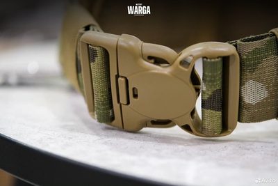 Тактический пояс Warrior Frag Belt под баллистику Мультикам (Multicam)