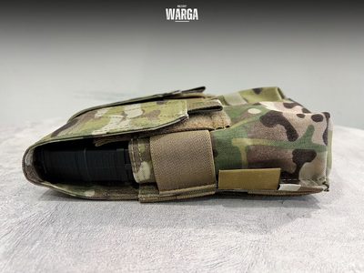 Подсумок двойной под 4 магазина Warrior Assault Мультикам (Multicam)