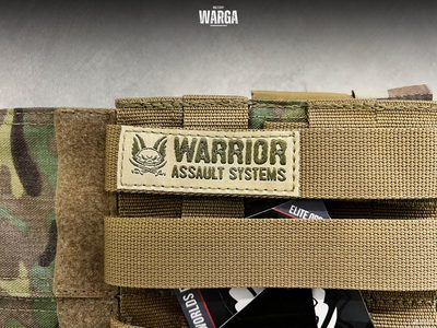 Подсумок двойной под 4 магазина Warrior Assault Мультикам (Multicam)
