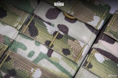 Подсумок для магазина ак тройной Warrior Assault Мультикам (Multicam)