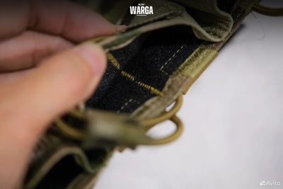 Подсумок для магазина ак тройной Warrior Assault Мультикам (Multicam)