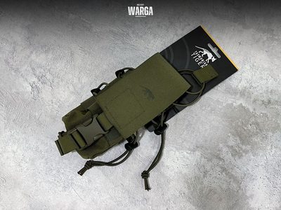 Подсумок для магазина ак Tasmanian Tiger DBL MK2 Олива (Olive)