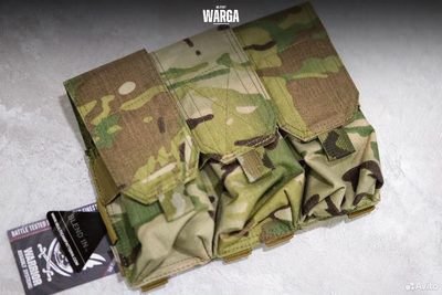 Подсумок для магазина ак тройной Warrior Assault мультикам (multicam)