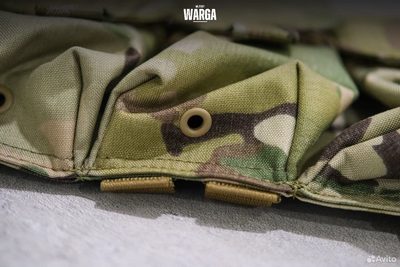 Подсумок для магазина ак тройной Warrior Assault мультикам (multicam)