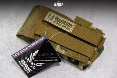 Подсумок для магазина ак закрытый Warrior Assault мультикам (multicam)