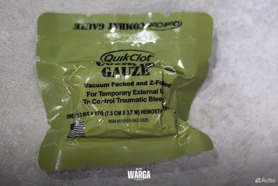 Бинт гемостатический QuikClot Combat Gauze