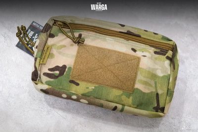 Тройной подсумок для ак Warrior Triple Snap Mag Multicam (Мультикам)