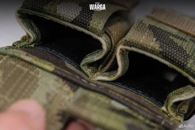 Двойной пистолетный подсумок Warrior Assault Мультикам (Multicam)