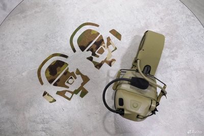 Стикеры Kydex Custom для Ops-Core AMP Multicam Alpine (Белый мультикам)