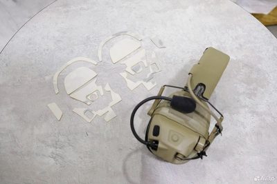 Стикеры Kydex Custom для Ops-Core AMP Multicam Alpine (Белый мультикам)
