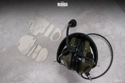 Стикеры Kydex Custom для Peltor Comtac Multicam Alpine (Белый мультикам)