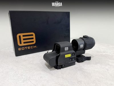 Коллиматорный прицел с магнифером Eotech HHS VI Черный (Black)