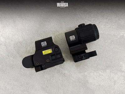 Коллиматорный прицел с магнифером Eotech HHS VI Черный (Black)