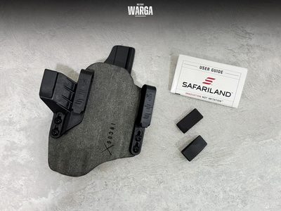 Кобура Safariland Incog X Glock 19/17 Large Light Черный (Black)/ Gray Suede