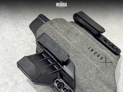 Кобура Safariland Incog X Glock 19/17 Large Light Черный (Black)/ Gray Suede