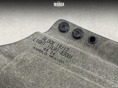 Кобура Safariland Incog X Glock 19/17 Large Light Черный (Black)/ Gray Suede