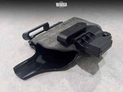 Кобура Safariland Incog X Glock 17/19 Mag Caddy Черный (Black) / Gray Suede