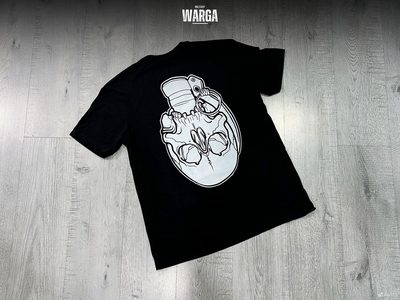 Футболка Cleared Hot Skelly Frag - Black Tee Черный (Black)