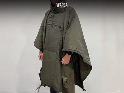 Тактическое пончо Helikon-Tex Swagman Roll Олива (Taiga green)