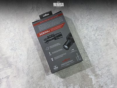 Тактический фонарь SureFire X300U Черный (Black)