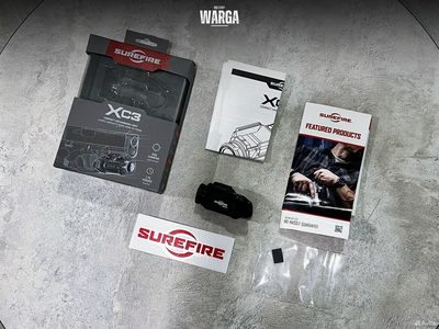 Тактический фонарь SureFire XC3 Черный (Black)