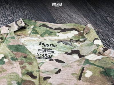 Тактическое поло Spiritus Systems Rugby Мультикам (Multicam)