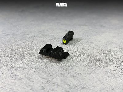 Прицел Trijicon HD Night Sight Set for Glock целик yellow, мушка green