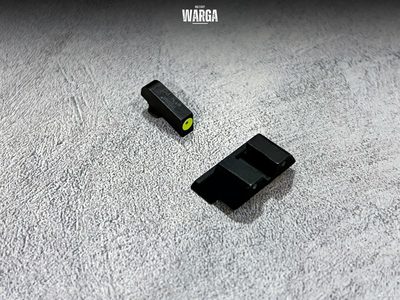 Прицел Trijicon HD Night Sight Set for Glock целик yellow, мушка green