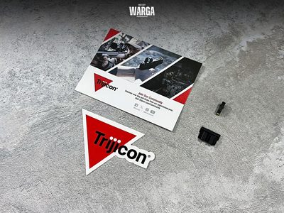 Прицел Trijicon HD Night Sight Set for Glock целик yellow, мушка green