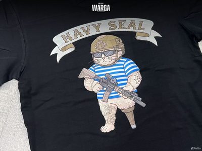 Футболка Warga Navy Seal Черный (Black)